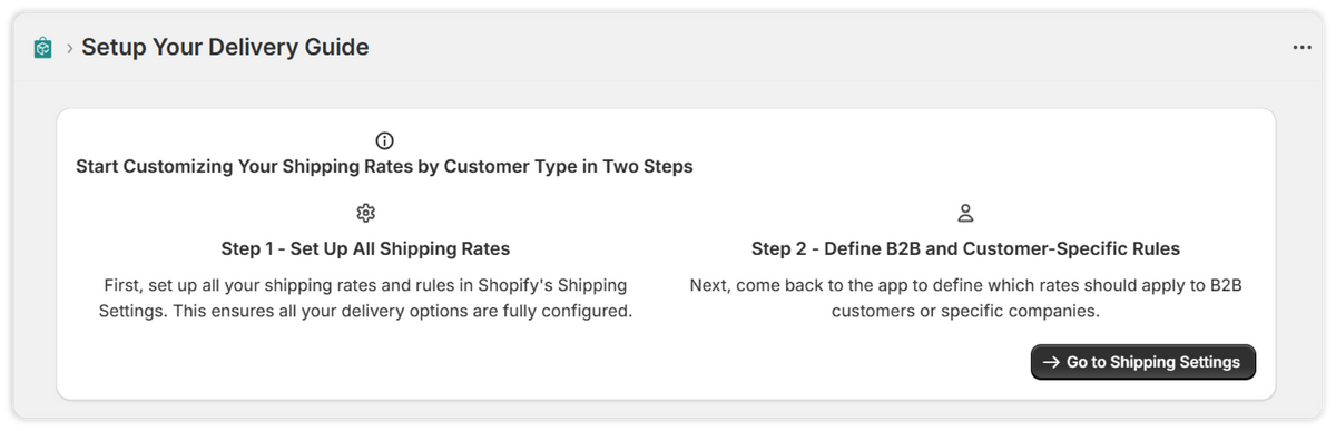 CB Shipping Rules