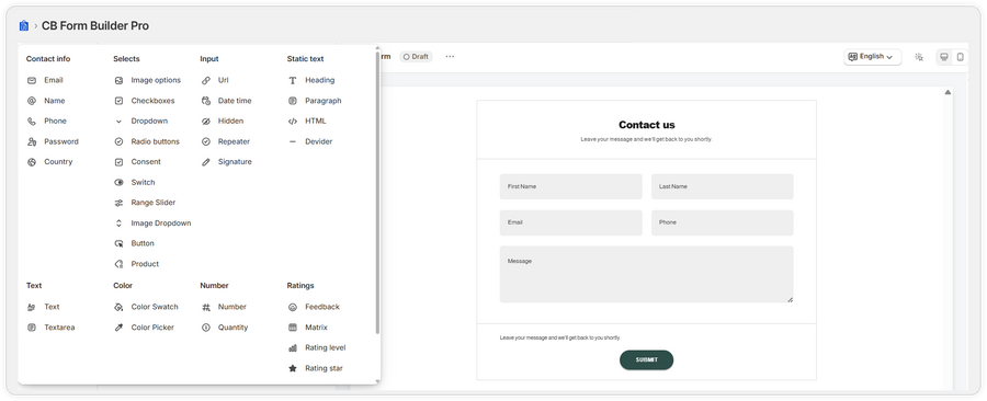 Smart Contact Form Builder