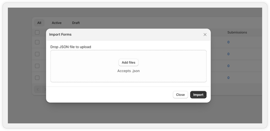 Import Forms Easily