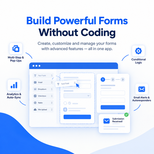 CB Form Builder Pro Shopify app by Codebeans – app dashboard preview