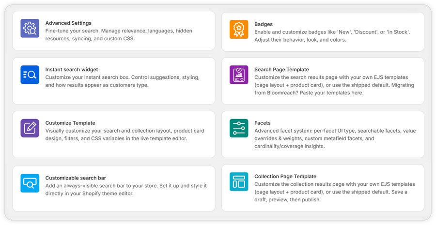 Search Experience Setup