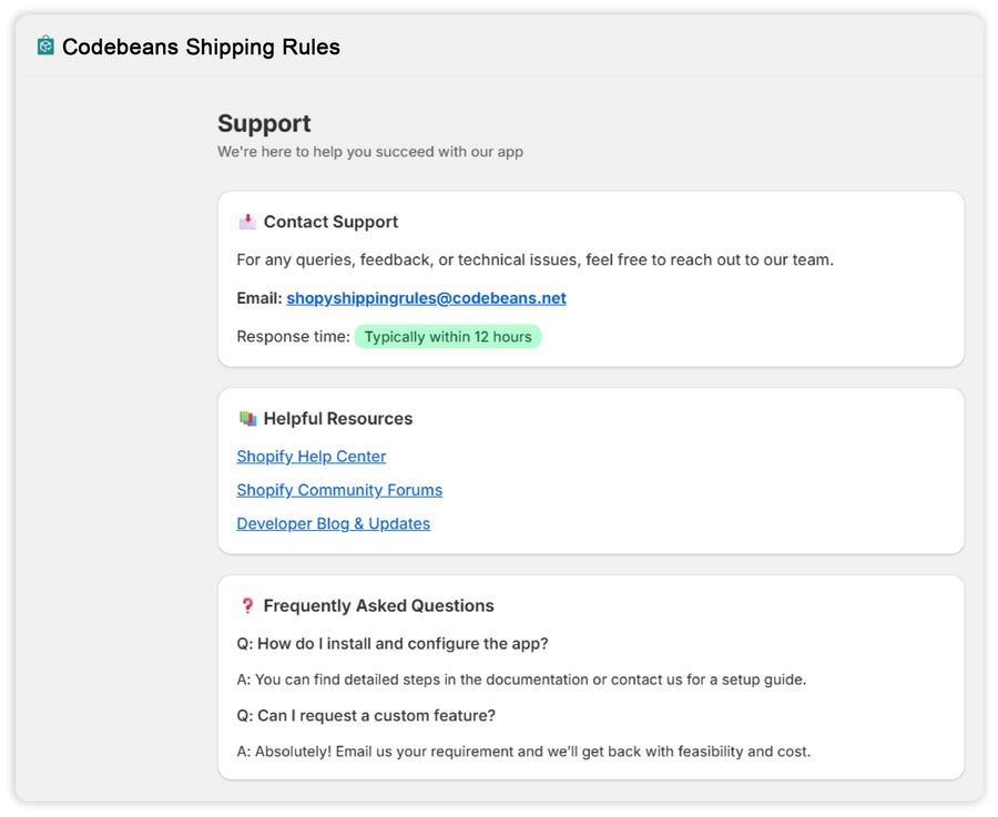 Browse Support Resources