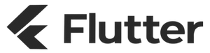 Flutter logo – technology Codebeans uses for cross-platform mobile app development