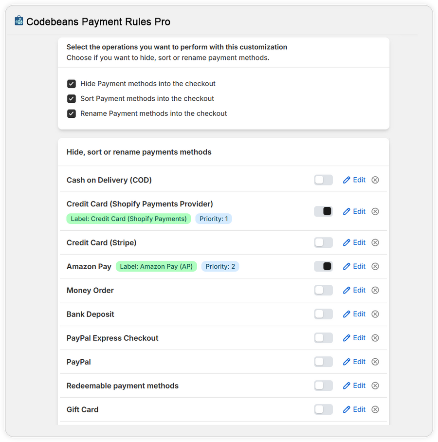 Smart Checkout Payment Control