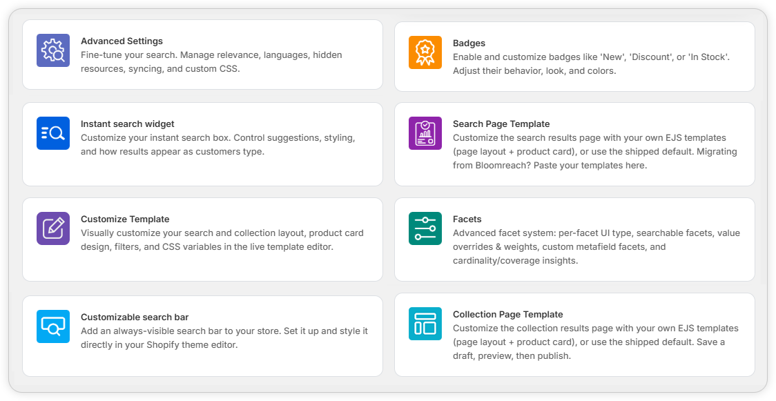 Search Experience Setup