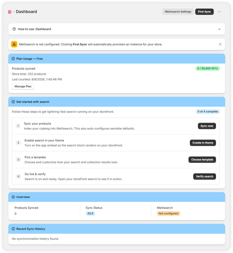 Centralized Search Management